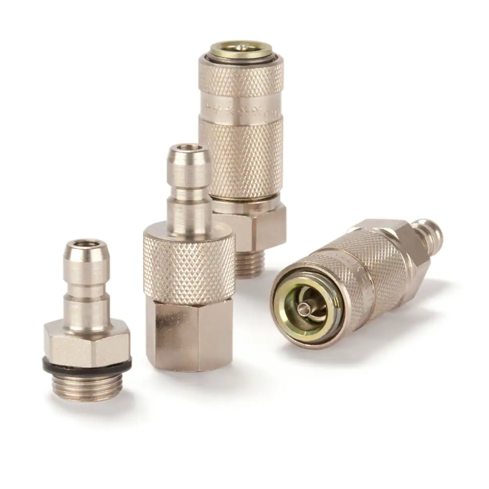 Parker優(yōu)質(zhì)的氣動(dòng)快換接頭性能，符合德國工業(yè)標(biāo)準(zhǔn)結(jié)構(gòu)，51系列