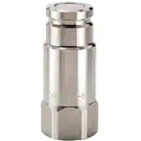 派克FS 系列快換陽接頭 - 使用化學兼容性強的316 不銹鋼材料，無溢流型拓展應用，承壓可達2000psi