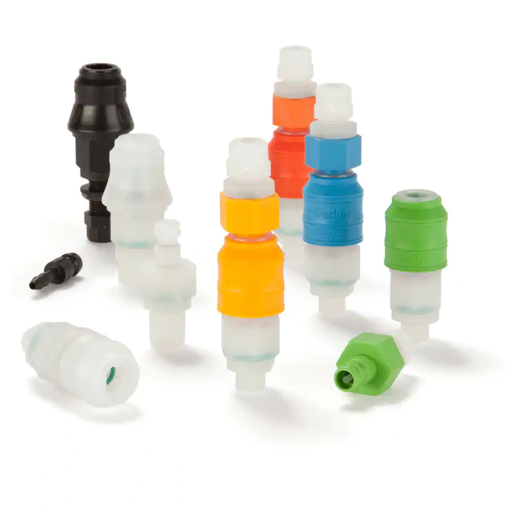 派克21系列熱塑快換接頭姿勢，派克最通用的快換類型