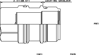 口1到口2打開創新內容，口3堵塞 插孔堵頭（插裝閥堵頭）
